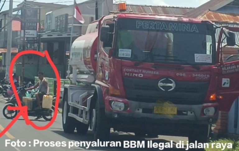 Maraknya Praktik Truck Tengki BBM di Kota Ternate”Kencing Dijalan”
