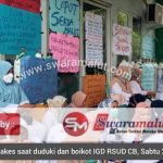 Tuntut Janji Gubernur Soal Pembayaran TPP, Ratusan Petugas Nakes Boikot IGD RSUD CB Ternate