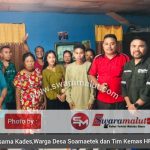 Kades Soamaetek Bersyukur Salah Satu Warganya Dibantu Haji Robert
