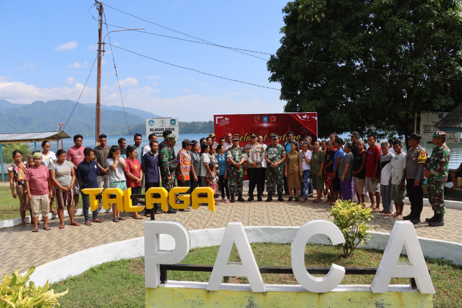 Talaga Paca Desa Telaga Paca Dinobatkan Jadi Kampung Pancasila di Halmahera Utara ...