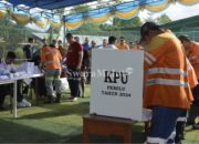 Karyawan NHM Antusias Salurkan Hak Pilihnya Melalui TPS Loksus