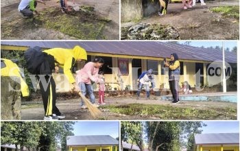 Wujudkan Lingkungan Sekolah Sehat, SMAN 6 Kota Ternate Gelar Jumat Bersih
