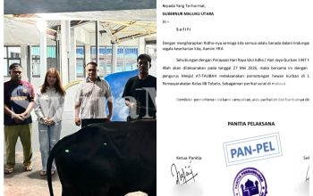 Lapas Tobelo Terima Hewan Kurban, Sumbangan atas Nama Aurelia Indah Molle Diduga dari Pemprov