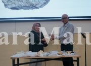 NHM Hadir di Study Club FTG UNPAD, Hibahkan Spesimen Batuan Asli Tambang Emas Gosowong
