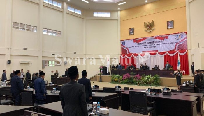 DPRD Halmahera Utara Gelar Paripurna Istimewa Peringati 23 Tahun Perjalanan Daerah 