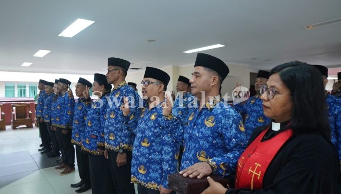 Sekda Halmahera Utara Lantik 24 Pejabat Struktural   