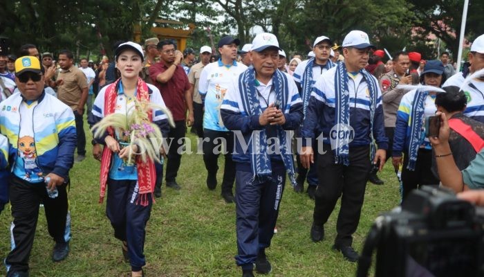 Gubernur Sherly Tjoanda-Laos Resmi Buka PORPROV ke V Maluku Utara di Halut