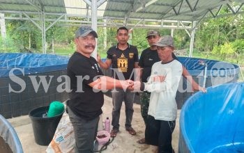 BUMDes Soahukum Salurkan Bibit Ikan Bantuan NHM Peduli