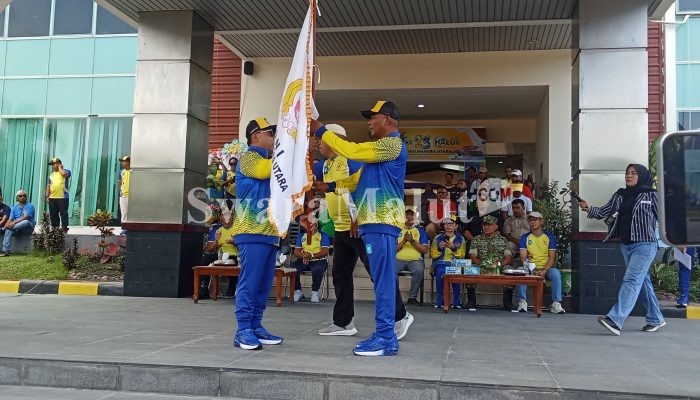 Bupati Piet Hein Babua Lepaskan Kontingen Halut ke Porprov V 2026