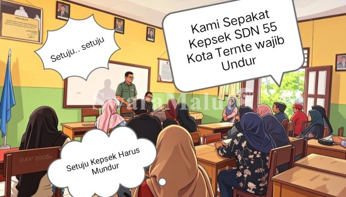 Komite dan Orang Tua Murid Minta Kepsek SDN 55 Kota Ternate Undur Diri, Dispendik Harus Bertindak