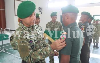 Dandim 1508/Tobelo Pimpin Korps Rapor Pindah Satuan