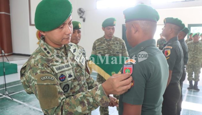 Dandim 1508/Tobelo Pimpin Korps Rapor Pindah Satuan