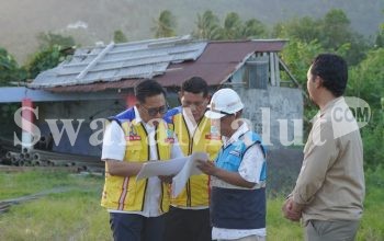 BPJN Malut Kebut Pekerjaan Perbaikan Longsor Ngade 