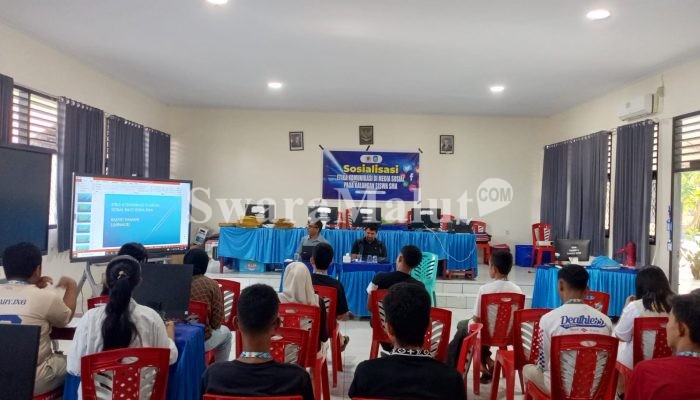 Puluhan Siswa SMAN 1 Halut Ikut Sosialisasi AWPI Tentang Etika Komunikasi Media Sosial