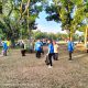 Demokrat Halut Sambut HUT ke-25 dengan Aksi Bersih Lingkungan di Alun-alun Kantor Bupati