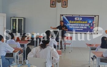 AWPI Halut Edukasi Siswa SMK Penabur Tobelo tentang Etika Bermedia Sosial