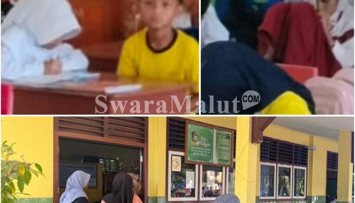 Miris, Hari Kedua Masuk Sekolah, Wali Murid SDN 55 Kota Ternate Gelar Protes Tuntut Kepsek Dicopot