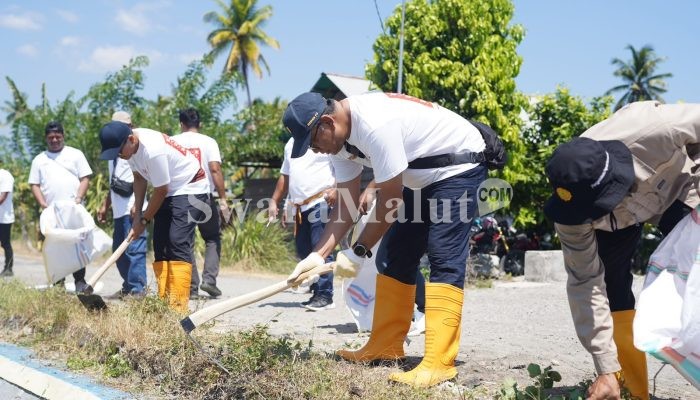 BWS Maluku Utara Gelar Gerakan Irigasi Bersih di Haltim Sambut HUT ke-81 RI