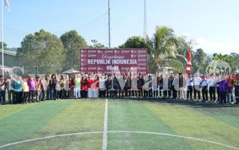 Kehadiran 4 Suku Adat Warnai Khidmatnya Peringatan HUT RI ke-81 di PT NHM