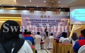 Aswar Salim Resmi Nahkodai FSP KEP SPSI Malut 2026-2031
