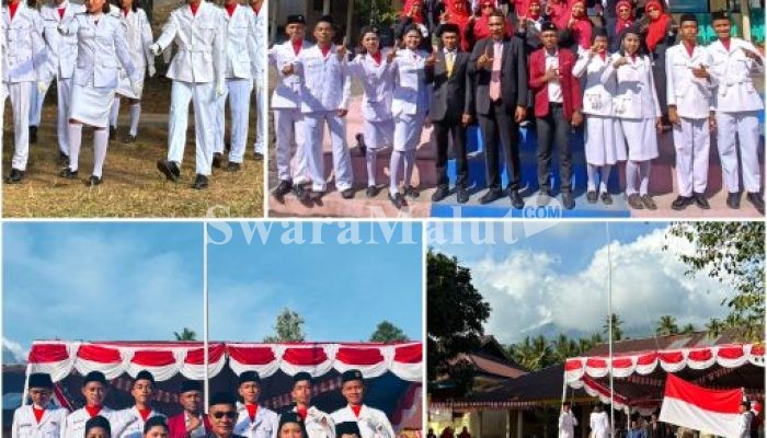 SMAN 6 Kota Ternate Gelar Upacara Peringatan  HUT RI Ke-81 Dengan Khitmat