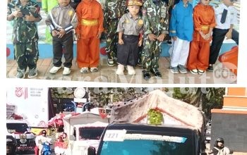 PAUD Atlas Kelapa Dua RUA Meriahkan Karnaval HUT RI ke-81 di Kota Ternate