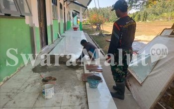 Dukung Program Prioritas Presiden, Kodim 1508/Tobelo Lakukan Revitalisasi SMKS Pertanian di Loloda Utara