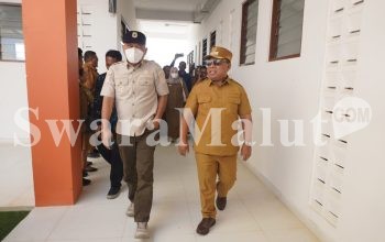 Wagub Malut dan Bupati Halut Tinjau Sekolah Rakyat Kukumutuk, Minta Pembangunan Dipercepat