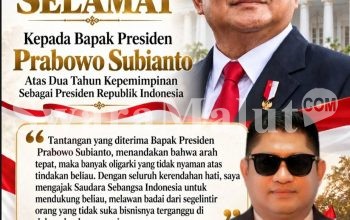 Dua Tahun Memimpin, Kapita Kahagila Kesultanan Ternate Nilai Indonesia di Tangan Prabowo Semakin Baik dan Maju