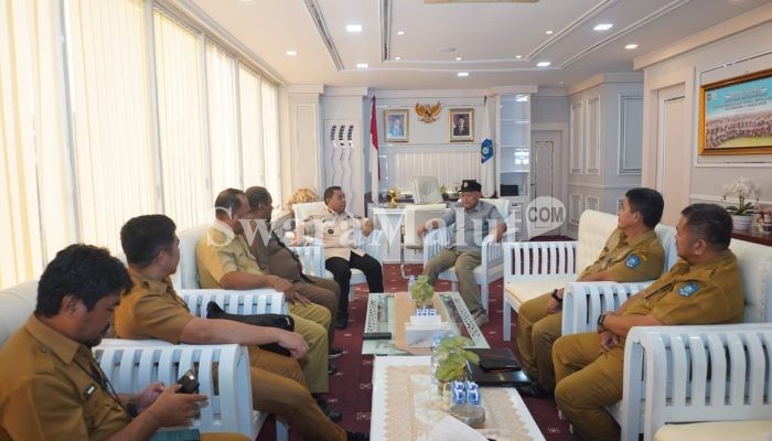 Wagub Malut Sarbin Sehe Kunjungi Halut, Pertemuan dengan Bupati Piet Hein Babua