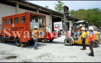 NHM Serahkan 8 Unit Tangki Air untuk Memperkuat Armada BPBD Halmahera Utara