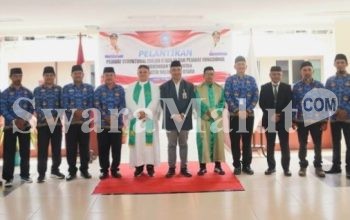 Sekda Erasmus Papilaya Lantik 10 Pejabat Pemkab Halut   
