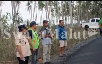 Bupati PHB Tinjau Pembangunan Jalan Birinoa