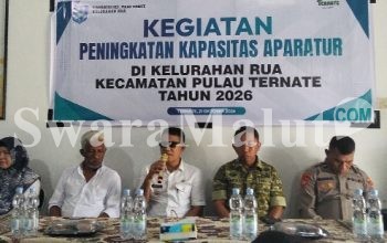 Tingkatkan Pelayanan Publik, Kelurahan Rua Gelar Sosialisasi Peningkatan Kapasitas Aparatur