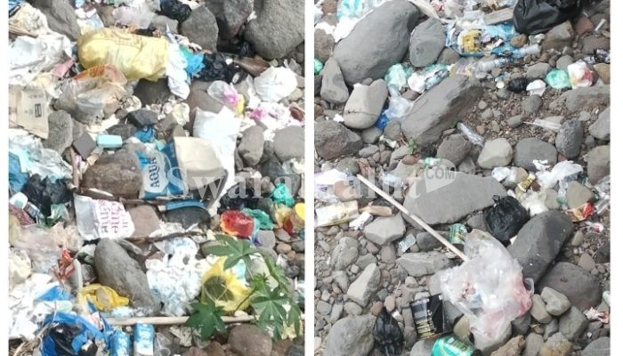 Tak Ada TPS, Jembatan Rua Jadi Sasaran Pembuangan Sampah Liar